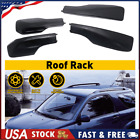4X Black Roof Rack Cover Rail End Shell Replacement For Toyota Rav4 Xa20 01- 05