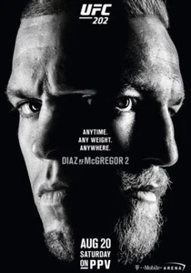 UFC 202 Conor McGregor vs. Nate Diaz II Poster Print - Picture 1 of 1