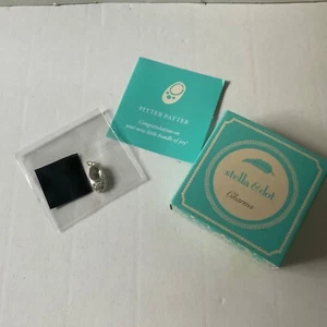 Stella & Dot Pitter Patter silver charm NIB! - Picture 1 of 2