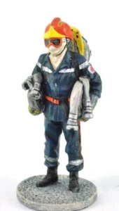 Firefighter Figurine Forest Fireman France 2003 Metal Del Prado 1/32 2.75" - Picture 1 of 2