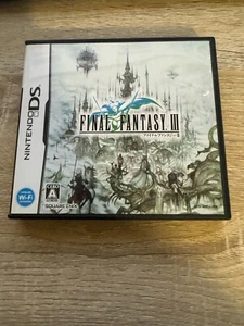 Final Fantasy 3 Nintendo DS game Japanese Region free in box with manual - Picture 1 of 2