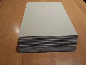 Pappe Karton Bastelkarton Graupappe 40 x 50 cm 10 St. grau/grau 1,5 mm - Bild 1 von 2
