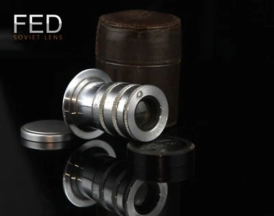 Soviet lens INDUSTAR  FED  F6.3/100mm Mount M39 - Image 1 of 4