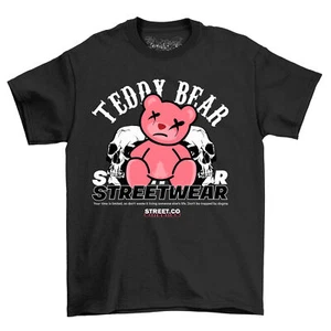 "BEARSTREET2-15" Teddy Bear T-shirt - Funny & Huggable! Unisex Cotton Tee with B - Picture 1 of 35