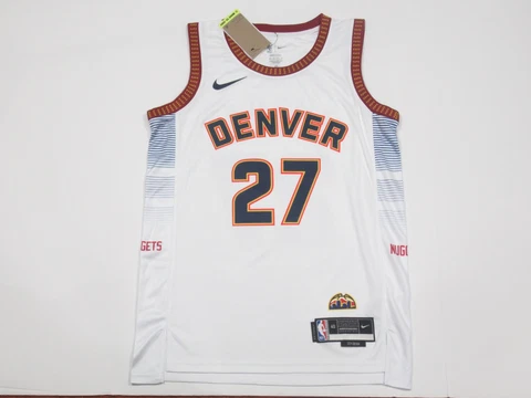 NWT Jamal Murray #27 Denver Nuggets 2022-23 Association Edition Jersey White Cover