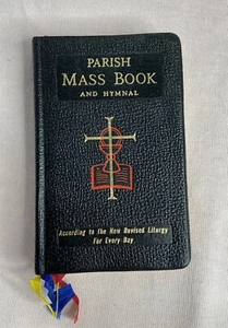 Parish Mass Book and Hymnal 1965 Saint Joseph Edition Leather Cover - Picture 1 of 12
