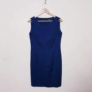Nadine Dress Womens Small S EU 44 Blue Textured Pencil Sheath Itay - Picture 1 of 7