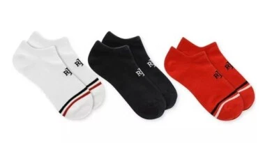 Paquete de 3 calcetines tobilleros deportivos de corte bajo LAUREN RALPH LAUREN para mujer 9-11 (zapato 4-10,5 Foto 1 de 4
