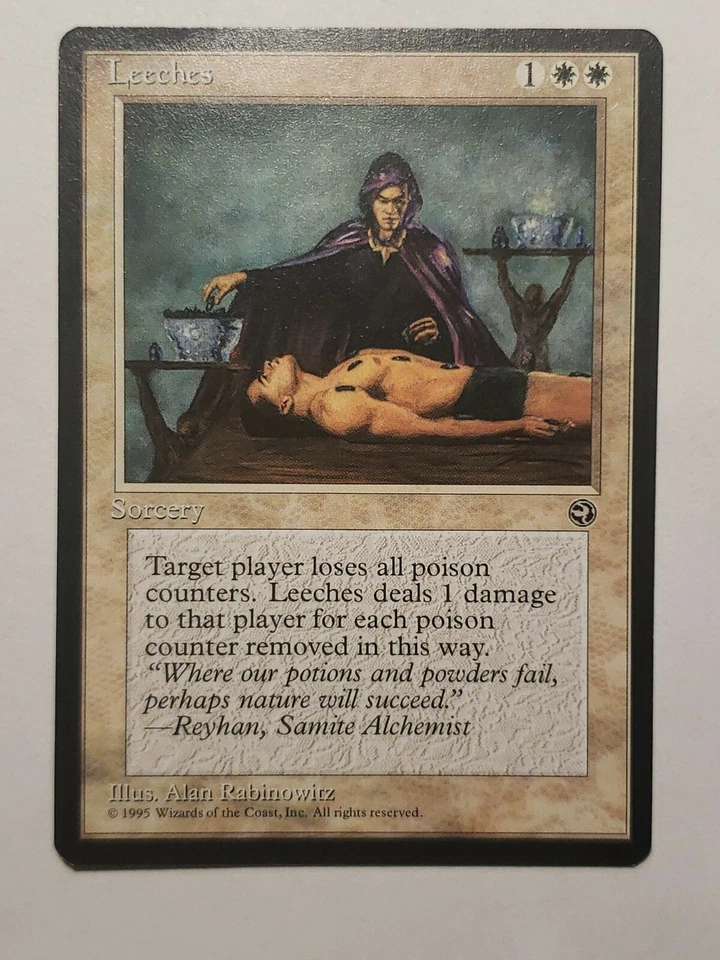 1x Leeches mtg Homelands NM reserved list x1 - Image 1 of 1