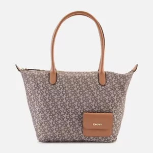 Borsa DKNY Livvy chino anacardi stampa jacquard nuova con etichetta - Foto 1 di 4