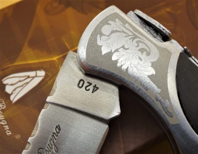 LAGUIOLE BOUGNA Taschenmesser LAGUIOLE Outdoormesser Designer-Messer EINZIGARTIG (4161)