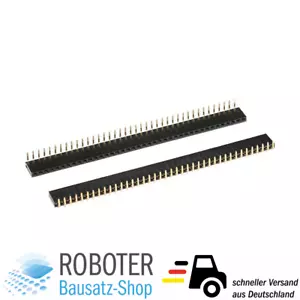10x 40 Pin 2.54 mm Buchsenleiste gewinkelt einreihig angled female Pin Header - Bild 1 von 3