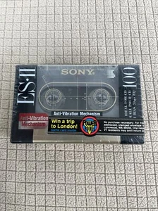 SONY ES II 100 TYPE II BLANK CASSETTE TAPE (Lot of 2 Sealed) - Picture 1 of 3