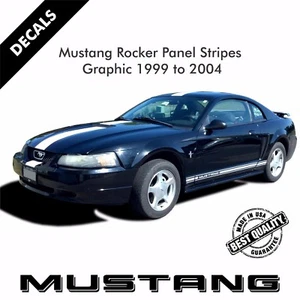 Mustang Rocker Panel Door Side Stripes Decals Stickers Set 1999-2004 |34 - Bild 1 von 8