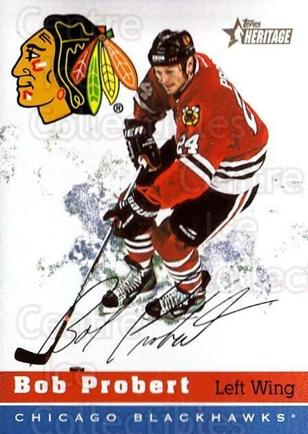 2000-01 Topps Heritage #196 Bob Probert - Image 1 of 1