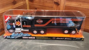 VINTAGE BUDDY L HARLEY-DAVIDSON KENWORTH SONIC HAULER W/SOUND - Picture 1 of 19
