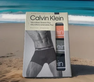 Calvin Klein Microfiber Stretch Plus LOW RISE TRUNKS (4er Pack M) VERSIEGELT - Neu❤️ - Bild 1 von 3