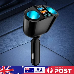2 USB Charger C Ports PD QC3.0 12V-24V Type-C USB Socket Dual USB Power Adapter - Photo 1 sur 11