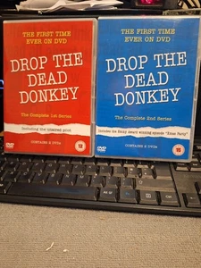 Drop The Dead Donkey - Series 1 & 2  EX UK REG 2 CHANNEL 4 DVDS  INC PILOT XMAS - Picture 1 of 2