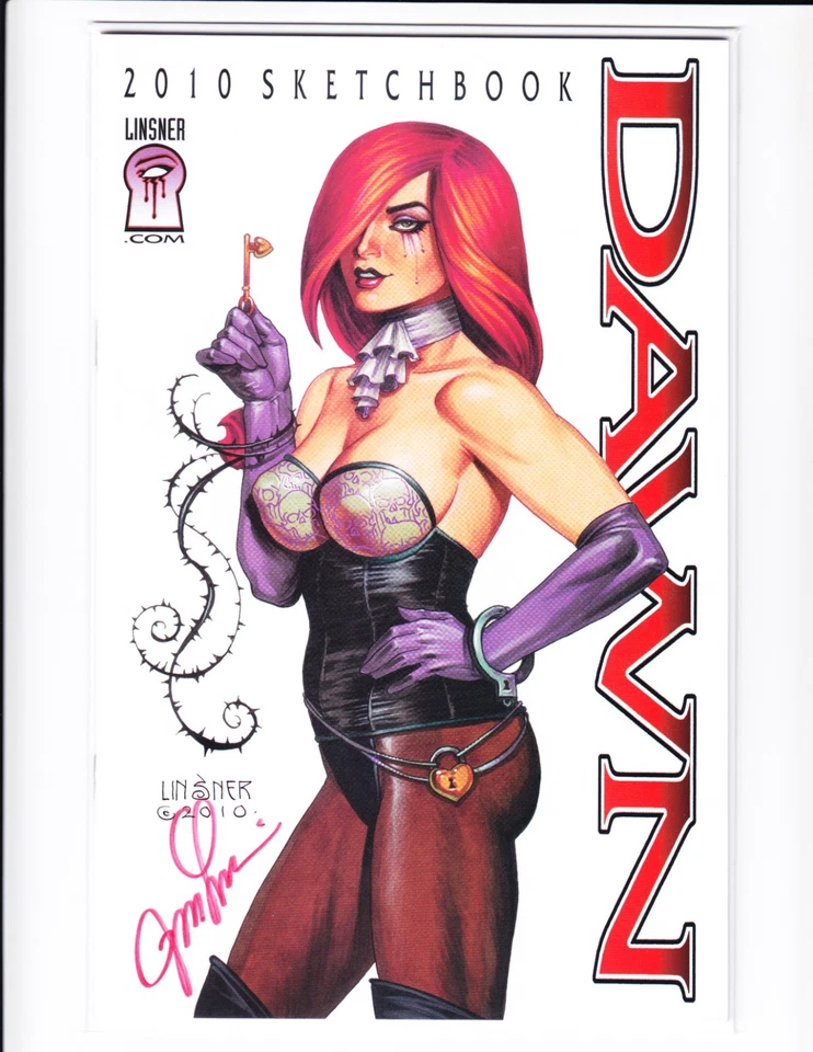 Альбом для набросков Dawn 2010 ограниченный выпуск с подписью Джозефа Майкла Линснера трудно найти почти как новый - Изображение 1 из 1