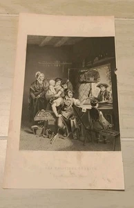 Antica rivista Graham incisa Il calzolaio politico pagina singola 9. 5"x5,25" - Foto 1 di 2