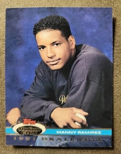 1992 Stadium Club Dome #146 Manny Ramirez Baseball Card Cleveland Indians - Picture 1 of 2
