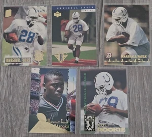 Marshall Faulk 1994 Rookie Lot Upper Deck Pinnacle Bowman Stadium Rams Colts - Picture 1 of 1