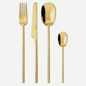 Sambonet - Servizio Tavola 24 Pezzi Posate 100 Acciaio PVD Oro Sambonet 52770G81 - Picture 1 of 11