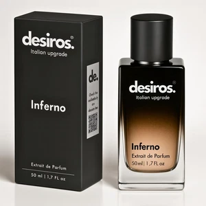 Desiros Inferno - Estratto Di Profumo Uomo Italiano Seducente a Lunga Durata Int - Foto 1 di 12