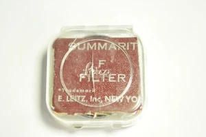 Leica Leitz N.Y. F threaded filter for their Summarit lens. With case. - Picture 1 of 4