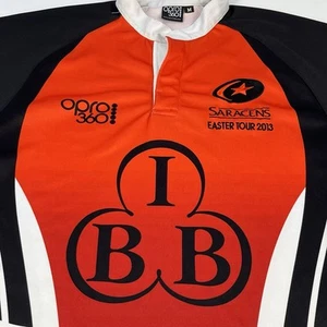 Sarazenen Rugby Trainingsshirt Medium Easter Tour 2013 Opro 360 IBB Make Happy - Bild 1 von 16