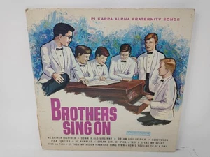 Pi Kappa Alpha Fraternity - Brothers, Sing On! LP Gatefold Record Mono Columbia - Picture 1 of 12