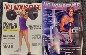 Natural Bodybuilding No Nonsense Magazine LOT x2 2017 2018 vot 21 No4 vol 22NO2 - Picture 1 of 10