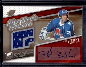 2005-06 SPX Hockey Flashback Fabrics #118 Peter Stastny - Picture 1 of 2