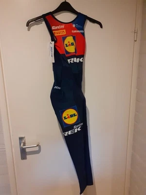 Original Santini Lidl Trek Mujer 2025 Babero Largo con Acolchado (XXS) - Imagen 1 de 3