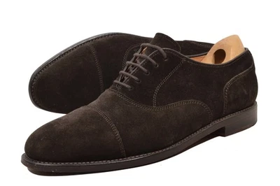 LUDWIG REITER Gamuza Marrón Oxfords Lobb 7.5 UK/8US Hombres Zapatos Alden Foto 1 de 4