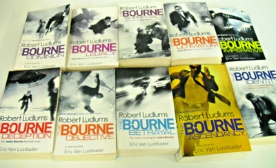Robert Ludlum & Van Lustbader - Jason Bourne x10 Book Bundle #A2 - Image 1 of 3