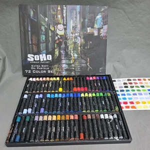 Soho Urban Artist Extra Soft Ölpastelle 72er Set mischbar - Bild 1 von 5