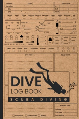 Dive Log Book Scuba Diving: Ideal Diving Logbook for All Levels | 100 + Dive Log - Image 1 of 4