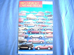 1987 Chevy Chevrolet Cars Trucks Preview Catalog Guide Booklet Magazin Buch - Bild 1 von 1
