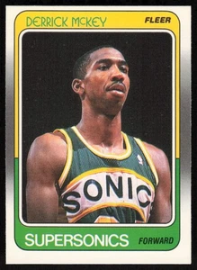 1988-89 Fleer #109 Derrick McKey RC - $1 SHIPPING (JB4) - Picture 1 of 2