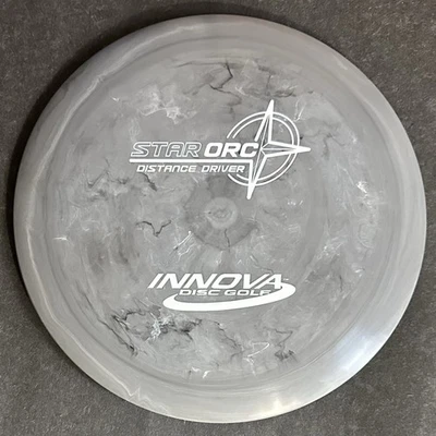 Innova PFN Star Orc Swirly Grey, Patent Number, Penned Disc Golf Driver - Image 1 of 2