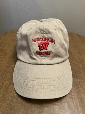 Sombrero Wisconsin Badgers espalda ajustable rojo tostado top del mundo Foto 1 de 4