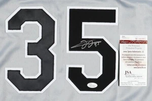 FRANK THOMAS HAND SIGNED CHICAGO WHITE SOX JERSEY. JSA COA. - Picture 1 of 3