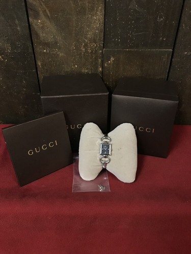 Orologio Gucci Tornabuoni 120 Nero Quadrante GG Acciaio Inox PPS 333301