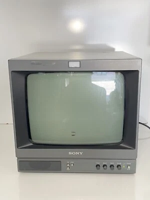 Sony PVM-137 Black and White Video Monitor - Retro Monitor Screen 1995 - Image 1 of 4