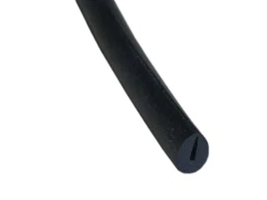 CCG UNIVERSAL MINI NEOPRENE RUBBER EDGE TRIM - 1/32" OPENING - SOLD BY THE FOOT - Picture 1 of 2