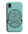 Aquarius Horoscope Phone Case Cover Turquoise Star Sign Astrology Symbol M941