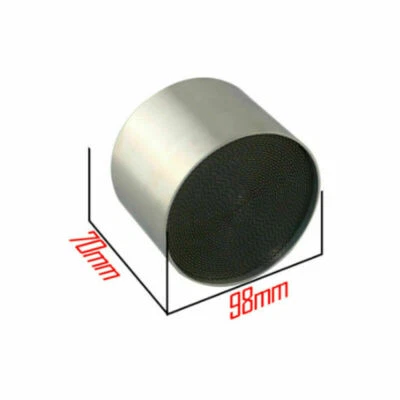 Jzz Universal Metal Catalytic Converter High Flow 98mm 4'' Euro3 300cpsi 300Cell - Image 1 of 4