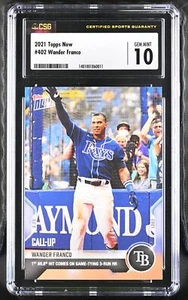 Wander Franco 2021 Now #402 CGC 10 Tampa Bay Rays - Picture 1 of 2